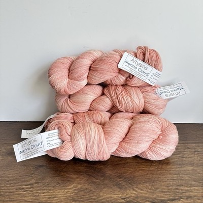 Artyarns Merino Cloud Yarn 2356 Peachy Pink 80% Extra Fine 20% Cashmere 4 Skeins