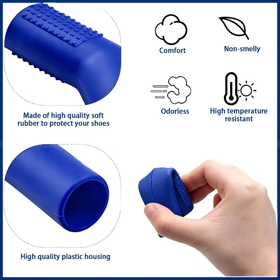 Motorcycle Footpeg Shift Lever Rubbe Cover Boot Shoe Protector Gear Shifter Foot Foto 3 de 4