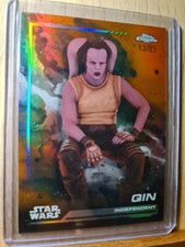 Qin #58 S/N 13/25 Orange Refactor 2024 Topps Chrome Star Wars Y0103A