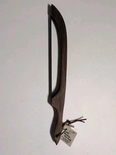 Smoky Mountain Bow Knife Hand Crafted In The USA Black Walnut Handle Cuts Bread