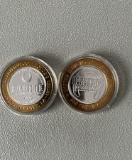 .999 Fine Silver Chip-Horseshoe Casino Limited Ed. Collector Series/Louisiana/2