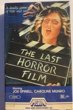 THE LAST HORROR FILM BETA MEDIA VIDEO 80'S SLASHER JOE SPINELL CAROLINE MUNRO