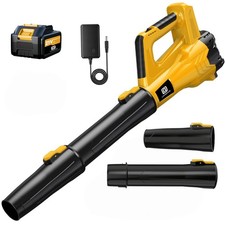High-Power Cordless Leaf Blower with 1/2 21V Battery 650 CFM / 180 MPH,