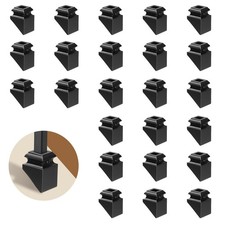 24P Wrought Iron Baluster Shoes Slant Shoes Come with Screws Work with 1/2 In...