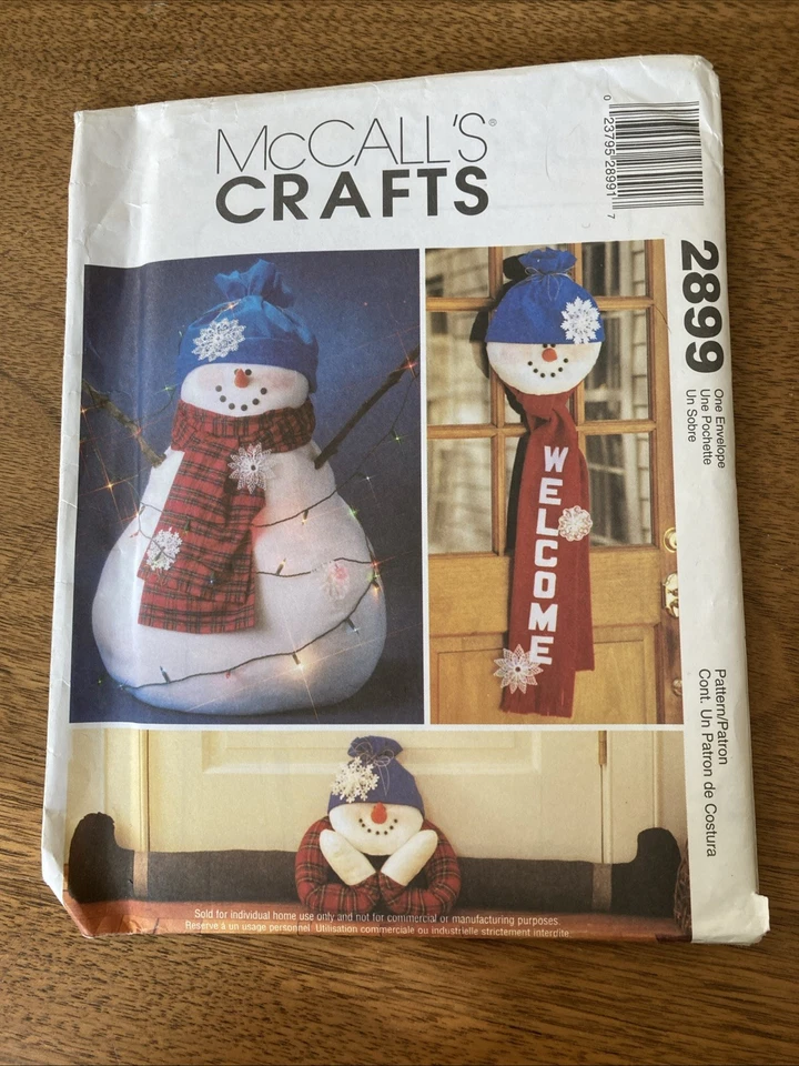 Lot Of 5 Sewing Patterns Crafting Holiday Slippers Decorations Mostly Uncut - Image 2 of 4