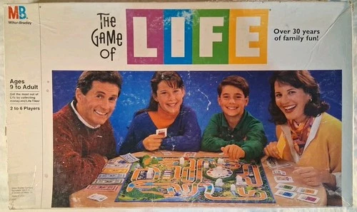 The Game Of Life Board Game  Complete 1991 Vintage Milton Bradley - Complete
