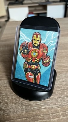 Topps Marvel Chrome 2025 Ironman Sketch Card By Leon Braojos 1/1 Iron Man