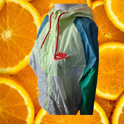 Nike Men's Multicolor Nylon Amplify Windrunner Hooded Jacket Size XL