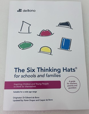 Edward de Bono Six Thinking Hats for Schools and Families Paperback Updated NEW