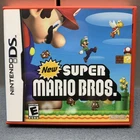 New Super Mario Bros (Nintendo DS) CIB - Complete Red Case & Manual - Authentic