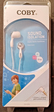 Coby CV-E92 Earbuds Sound Isolation Digital Stereo Earphones NIB New Sealed