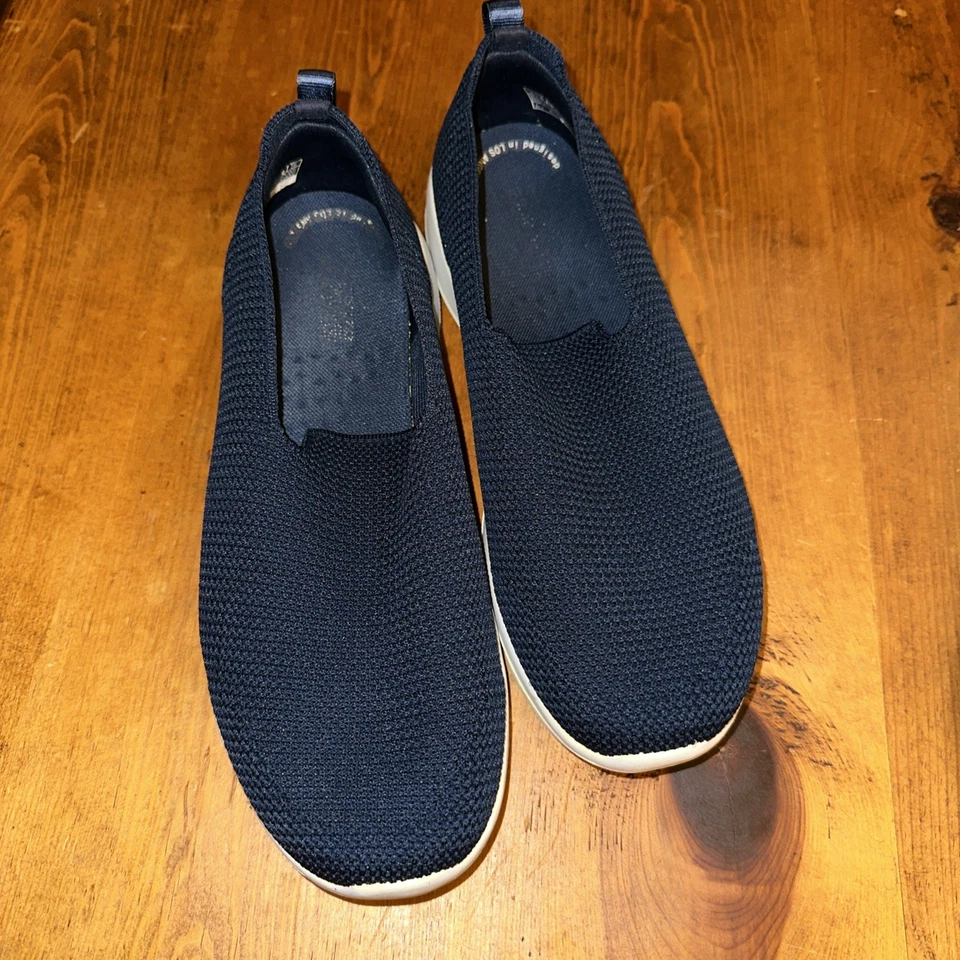 ZAPATOS PARA CAMINAR SKECHERS GO WALK 5 SLIP ON ULTRA GO Tenis MUJERES Talla 9 Azul Marino Foto 2 de 4