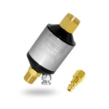 Air Compressor Water Oil Separator Filter For Paint Spray Gun 14 Inch Npt M...
