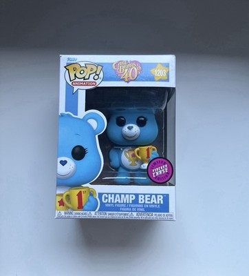 Funko Pop! #1203 Champ Bear - Limited Flocked Chase Edition