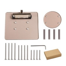 Golf Cart Steering Wheel Scorecard Holder with Pencil Holder and Clamp