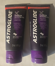 Astroglide X Premium Silicone Gel Personal Lubricant Waterproof No Drip 2 PACK