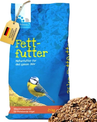 Futterbauer 25kg Fettfutter schalenlos Vogelfutter Wintervogelfutter