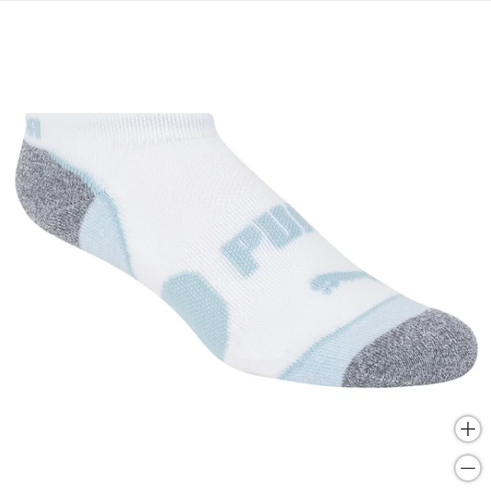 PUMA Women’s No Show Socks 10 pk Shoe Size 5–9.5 Arch Support Cushioned Athletic - Picture 10 of 11