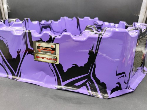 Vintage Beyblade Beystadium Draciel Fortress Hasbro PURPLE PLASTIC GEN 1 Arena - Picture 5 of 7