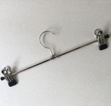 Clothes Hanger Non Slip Peg 30cm Steel. Chrome finish Wardrobe Organise, Storage