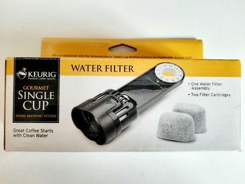 Keurig Water Filter Starter Kit w/ Assembly and 2 Filters Brand New