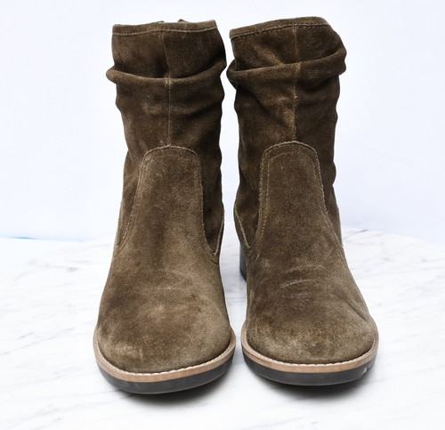Lucca Lane Carolsue Womens Suede Leather Studded Woven Slouchy Booties Sz 9 - Picture 3 of 10