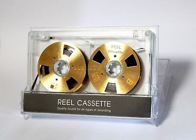 Reel To Reel Cassette Tape New Self Made High Quality Design Gold Color Ebay