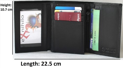 RFID Security lined Full Grain Leather Trifold Wallet. Bargain Price.12005. - Bild 2 von 37