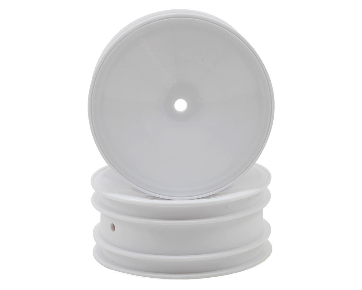 Yokomo 12mm Hex Hub Front Rim 2 pcs White For 1/10 YZ-2 / B