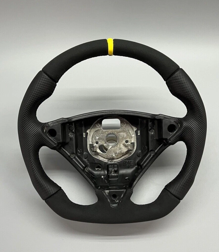 Volante personalizado Porsche Cayenne 955 957 Turbo S GTS cuero + Alcántara Foto 4 de 4