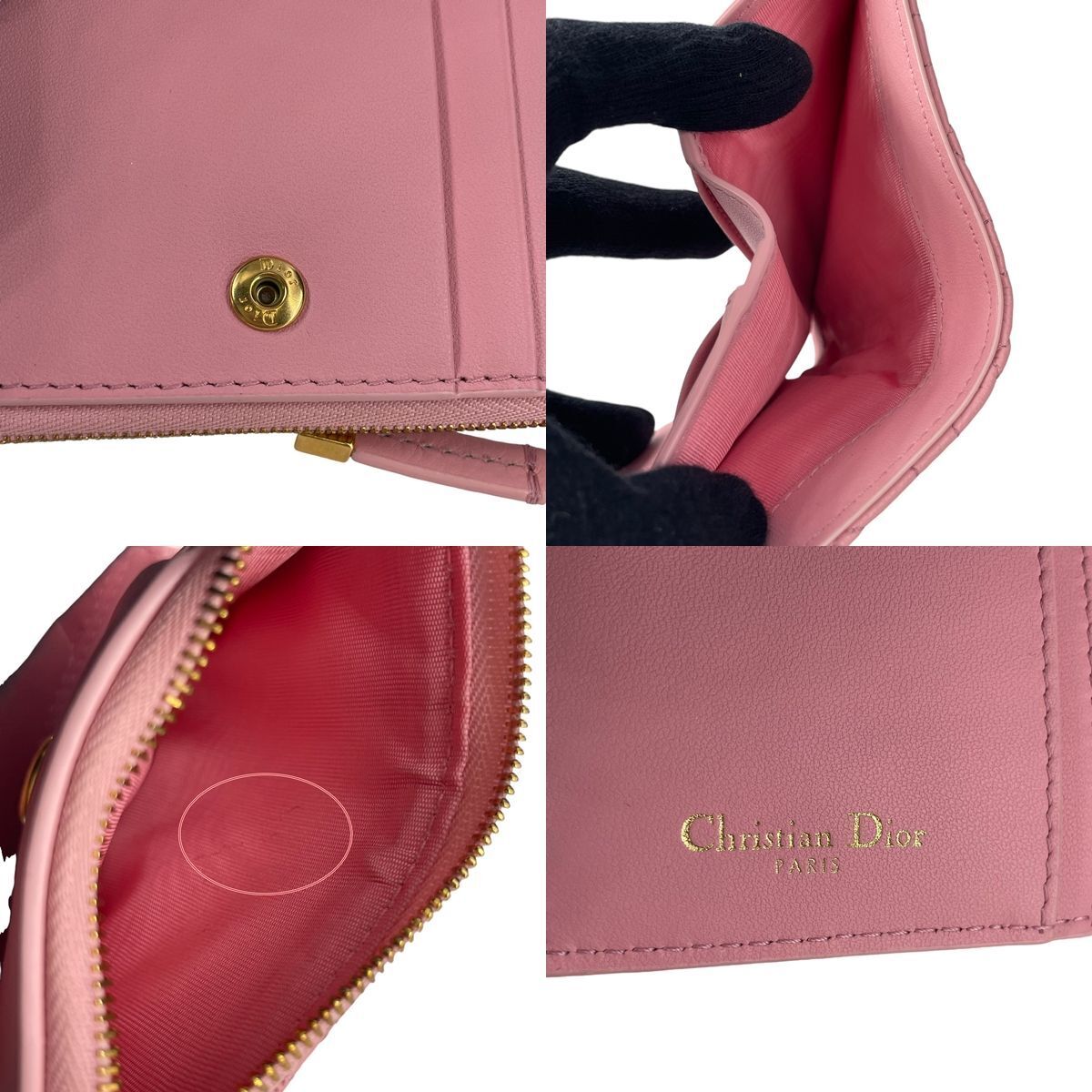Christian Dior Christian Dior Caro Dahlia Wallet S5173UWHC Christian Dior Christian Dior Caro Dahlia Wallet S5173UWHC