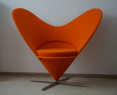 VITRA Sessel PANTON heart cone chair vintage mid century 50er Herz Stuhl Sessel