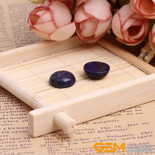 Blue Lapis Lazuli Stone CAB Cabochon Loose Beads Jewellery Making 5 Pcs No Hole - Picture 25 of 59