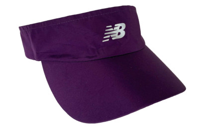 NEW! NEW BALANCE Adult Reflective ''NB'' Pickleball/Tennis/Golf Visor-Purple