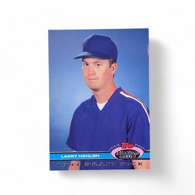 1991 Topps Stadium Club Skydome - #76 Larry Hanlon (RC)