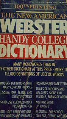 Websters Handy College Dictionary, The New American (Signet) - GOOD