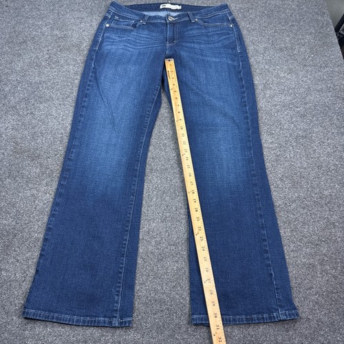 Levi's 529 Curvy Boot Cut Jeans Womens Size 14 Blue Flap Pocket Embroidered - Picture 8 of 14