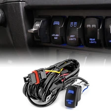 WEISEN Plug & Play LED Light Bar Wiring Harness Kit For Polaris Ranger XD 1500