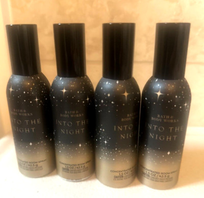 Bath & Body Works Into the Night Concentrated Room Spray 1.5 oz NEW 4X FALL