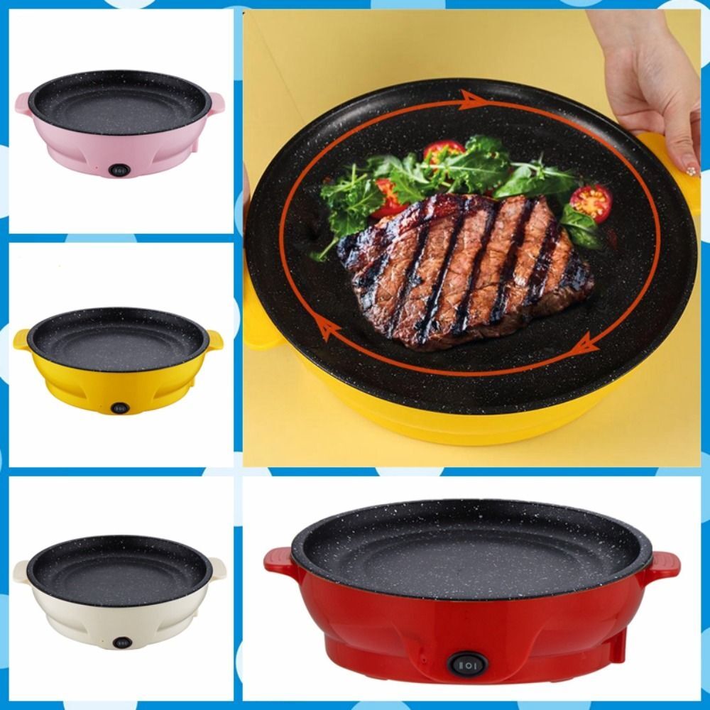 220V Elektrische Bratpfanne 20/26/30cm Braten topf backen Omelett