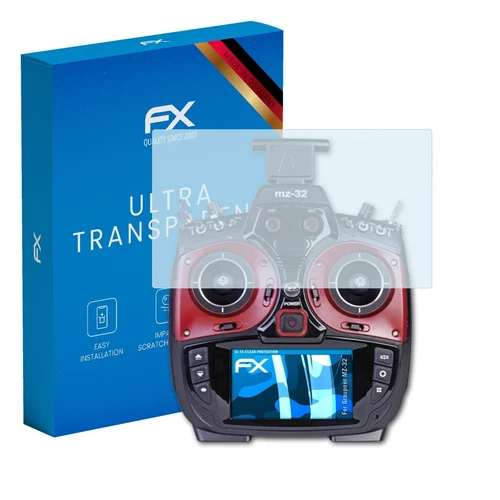 atFoliX 3x Screen Protection Film for Graupner MZ-32 Screen Protector clear