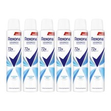 Rexona Advanced Protection Cotton Dry 72H Deodorant Spray, 6.7 oz. Pack of 6 