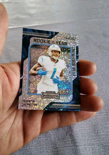 2023 Contenders Football Rookie of the Year Quentin Johnston #16 Chargers - Picture 2 of 3