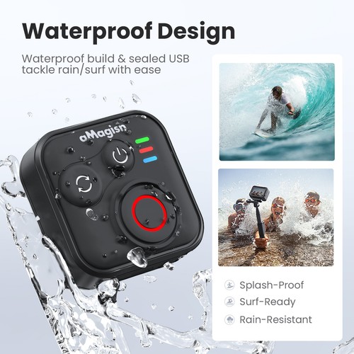 Telecomando Bluetooth 50M per Insta360 X5/X4/X3/Ace Pro 2/Ace Pro/GO 3/3S AUK - Foto 5 di 14