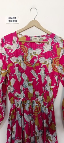 Block print Dress,Indian Cotton Dress,NooWork,Cotton Indian Dress,Handblock Prin - Picture 14 of 16