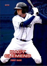 2019 New Hampshire Fisher Cats Choice 5 Kacy Clemens Houston Texas Baseball Card