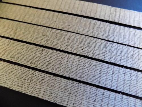 Garden fence panels 100 cms + reverse detail - 00 gauge fencing scenery detail - Picture 3 of 5