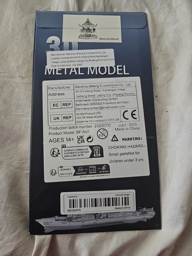 Karussell Metall Modellbausatz - Bild 2 von 3