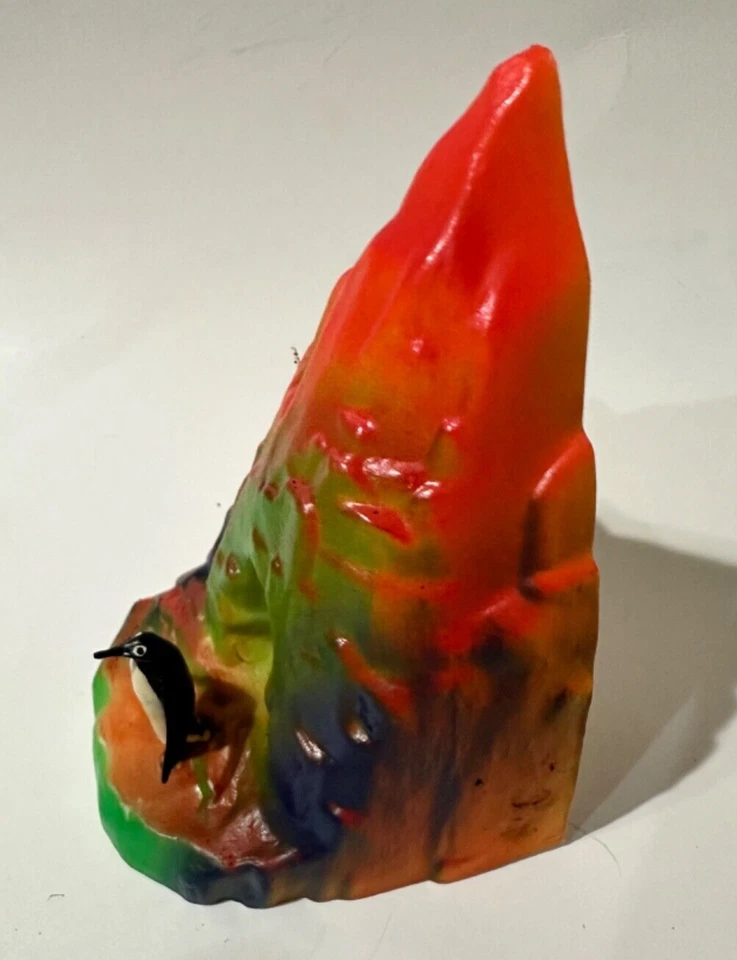 ВИНТАЖНЫЙ 1960-Х STERNCO ДОЛГОЙ ЖИЗНИ АКВАРИУМА ОРНАМЕНТ ПИНГВИН НА КАМНЕ УКРАШЕНИЕ НОВЫЙ - Изображение 2 из 3