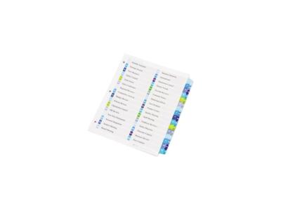 Avery 11322 Ready Index Two-Column Table of Contents Divider, Title: 1-32, Multi